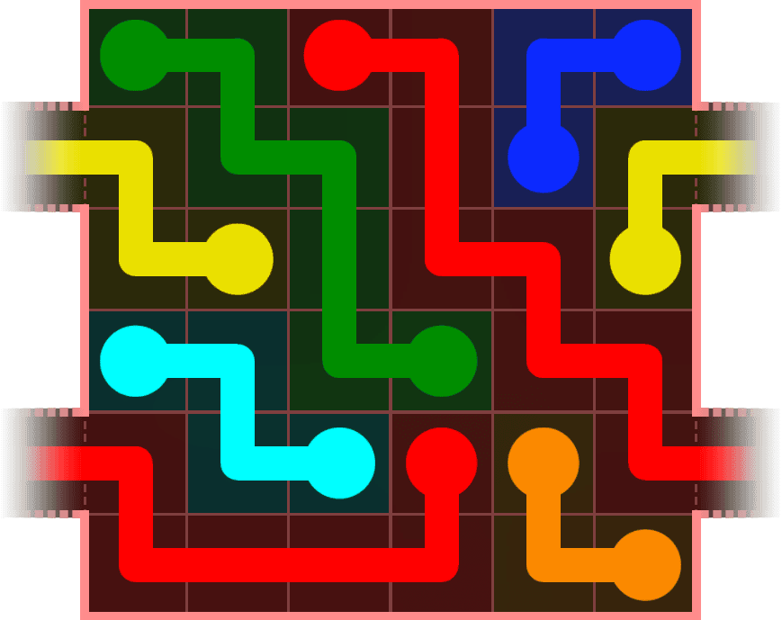 Flow Free Warps 477 Solution