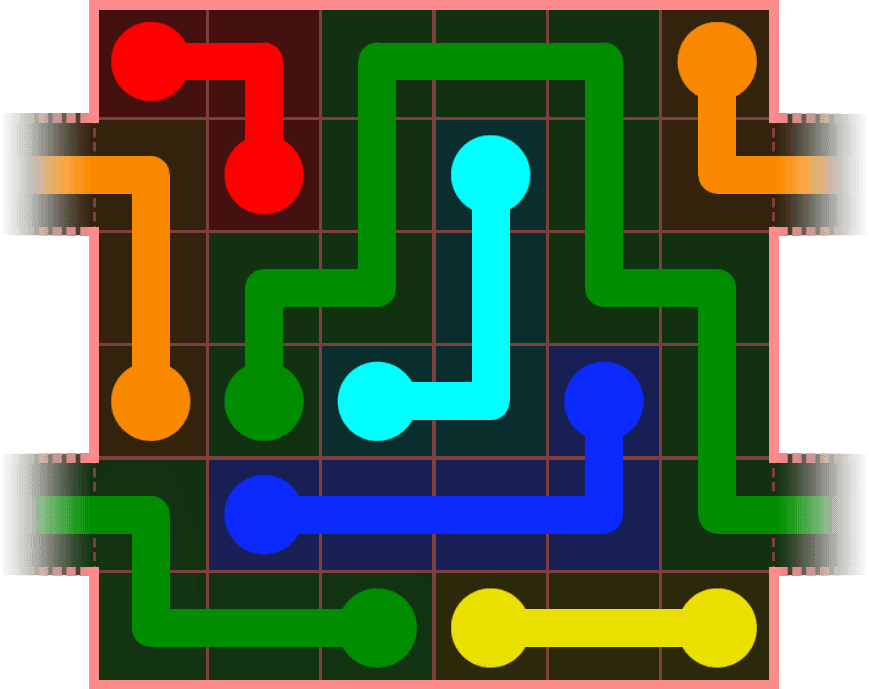 Flow Free Warps 573 Solution