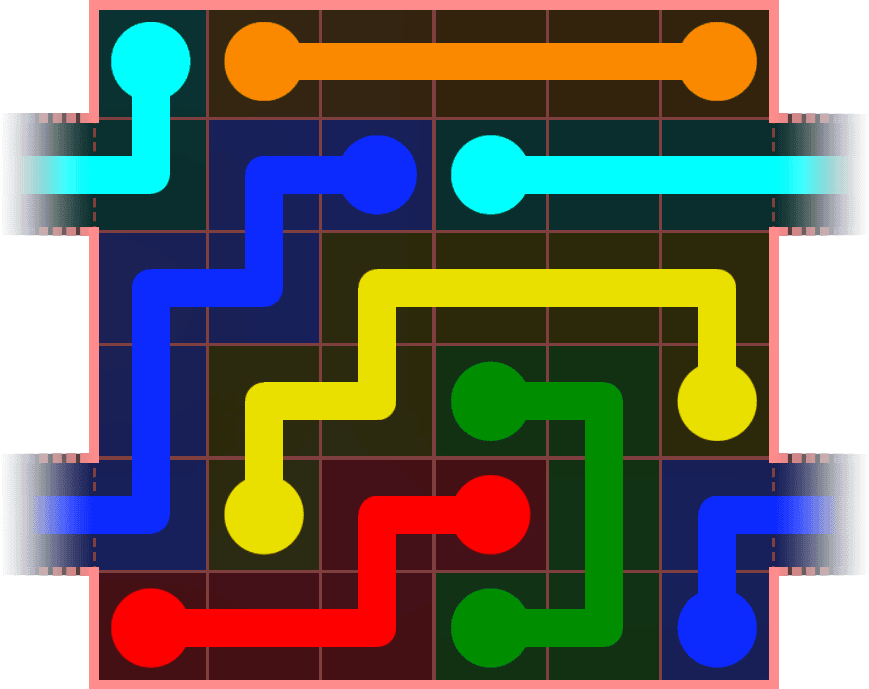 Flow Free Warps 577 Solution