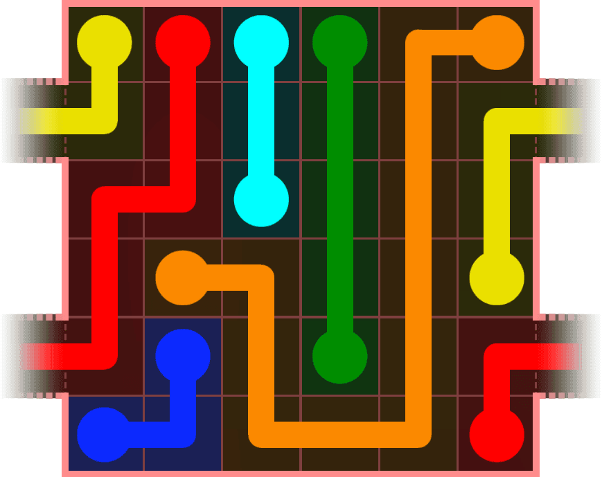 Flow Free Warps 590 Solution