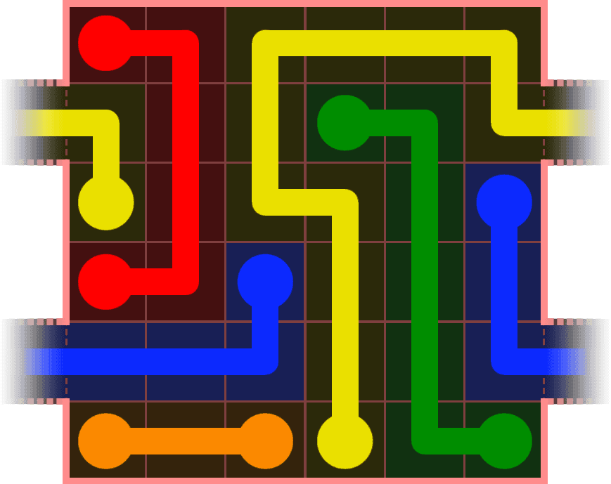 Flow Free Warps 484 Solution