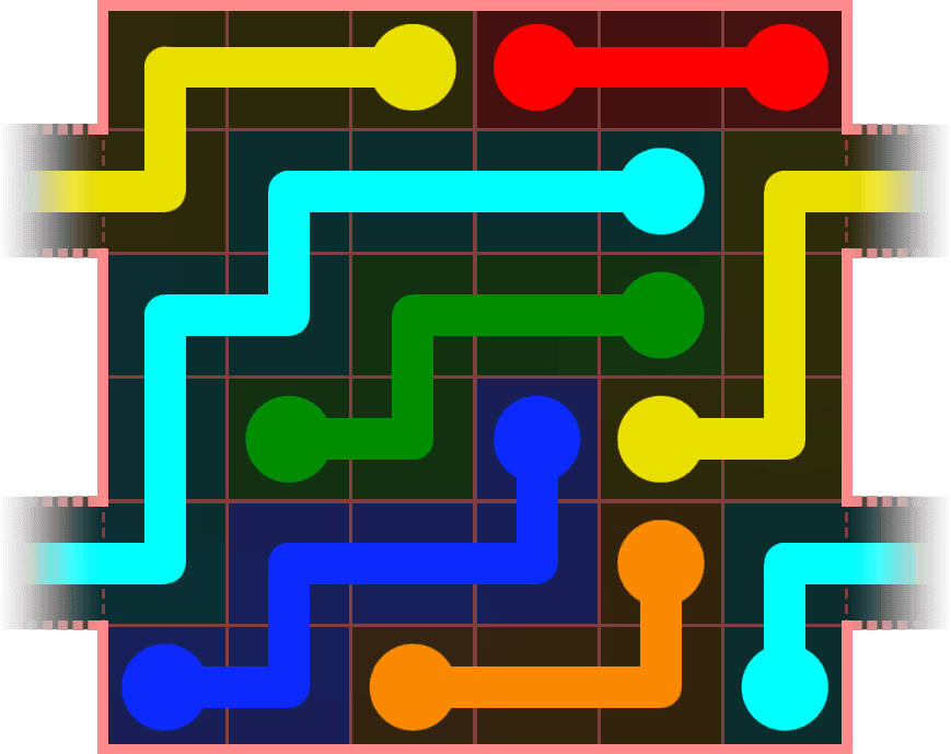 Flow Free Warps 499 Solution