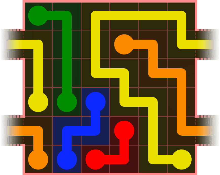 Flow Free Warps 505 Solution