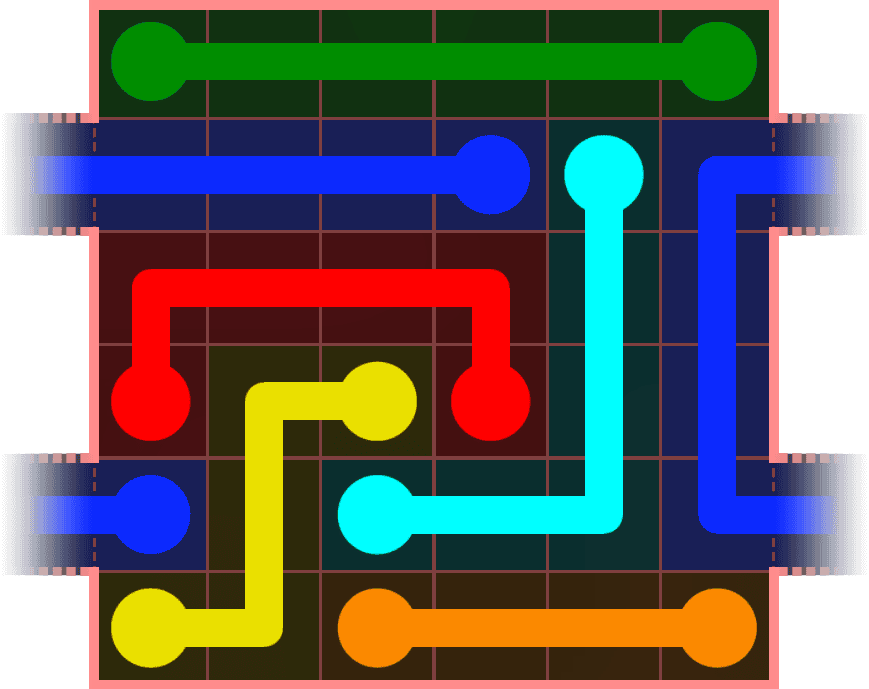 Flow Free Warps 507 Solution
