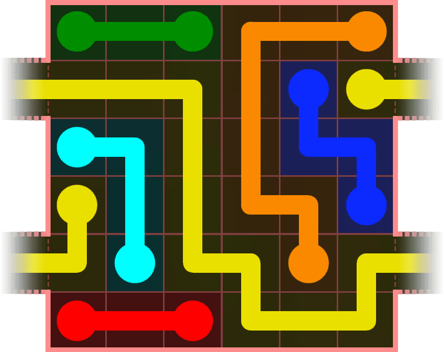Flow Free Warps 508 Solution
