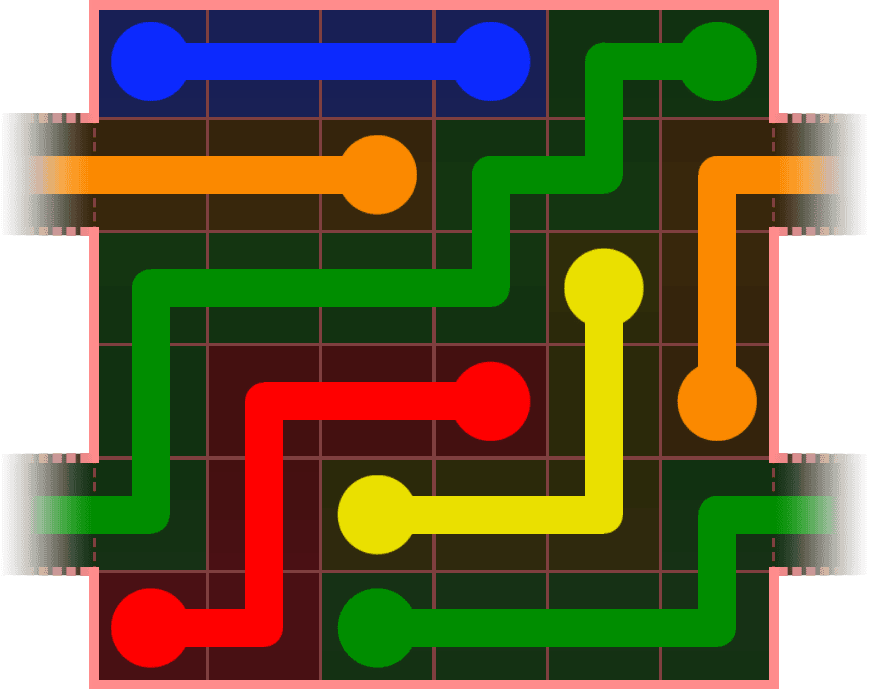 Flow Free Warps 510 Solution
