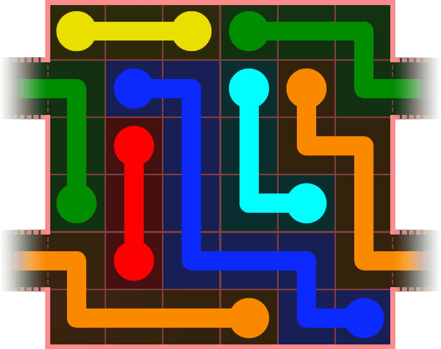Flow Free Warps 511 Solution