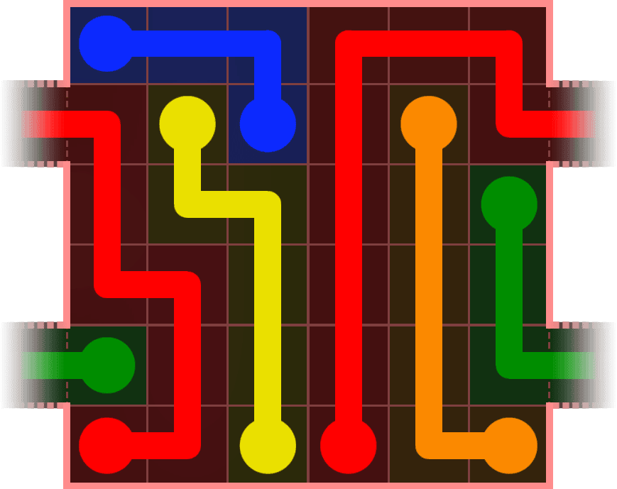 Flow Free Warps 517 Solution