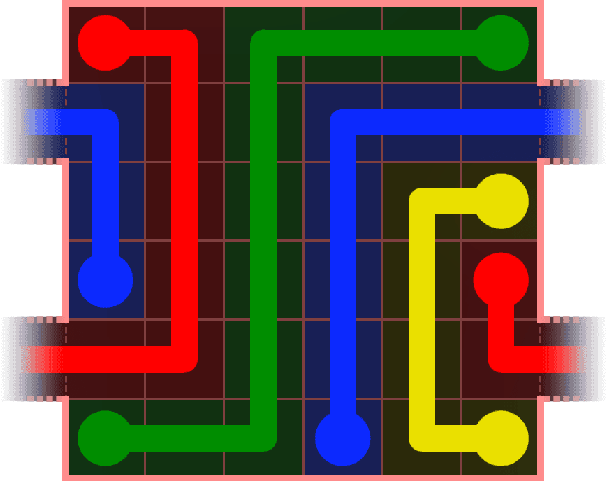 Flow Free Warps 521 Solution