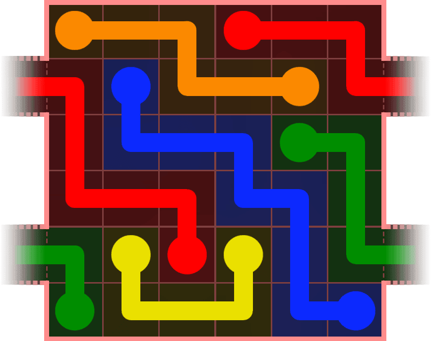Flow Free Warps 525 Solution