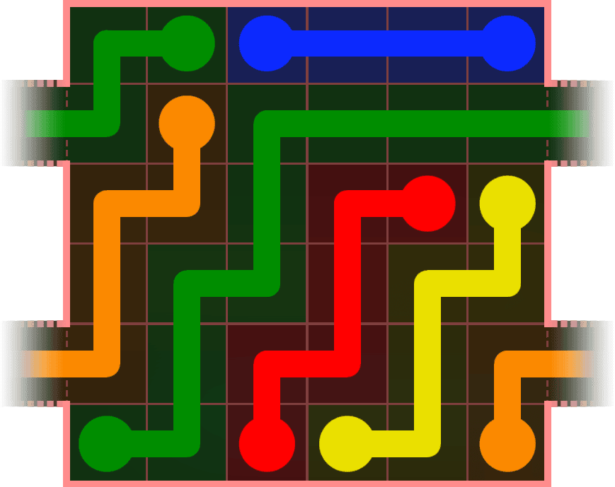 Flow Free Warps 530 Solution
