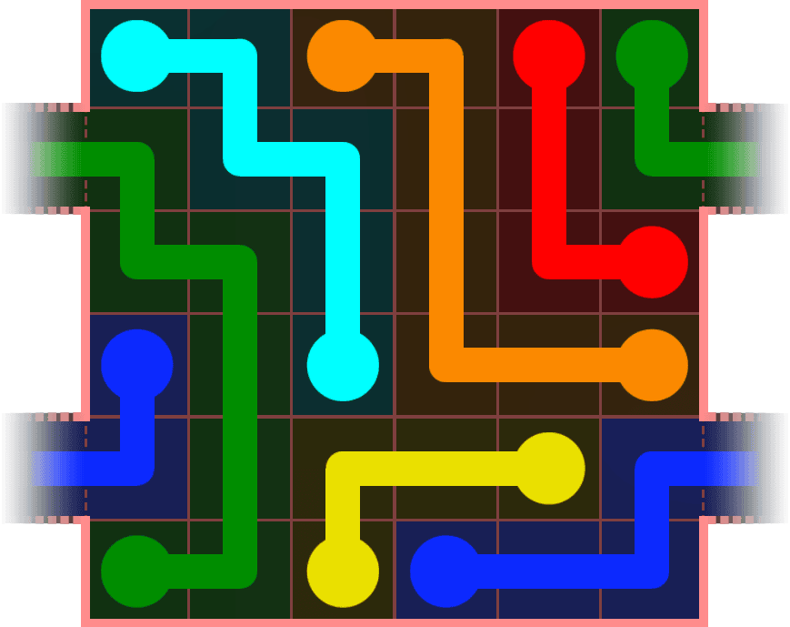 Flow Free Warps 560 Solution