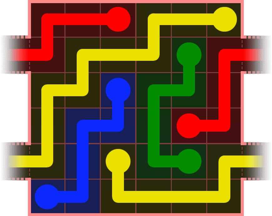 Flow Free Warps 561 Solution