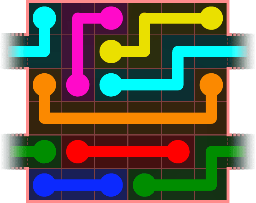 Flow Free Warps 563 Solution