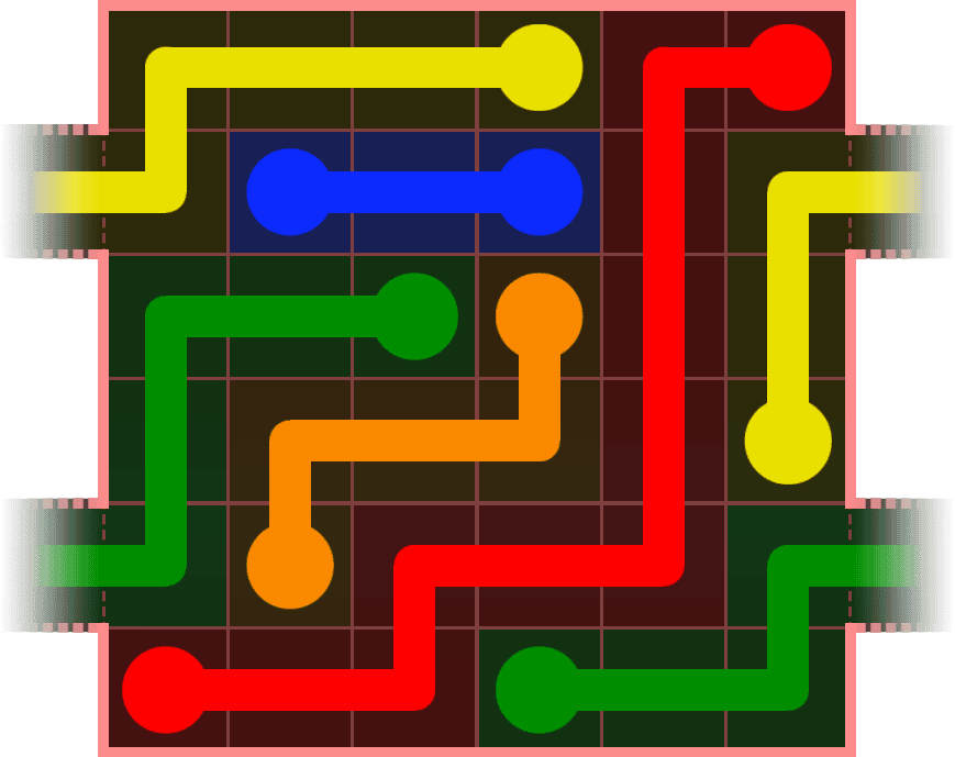 Flow Free Warps 566 Solution