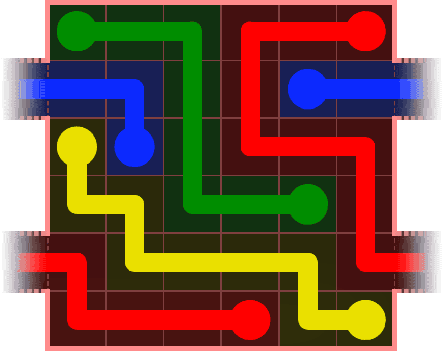 Flow Free Warps 569 Solution