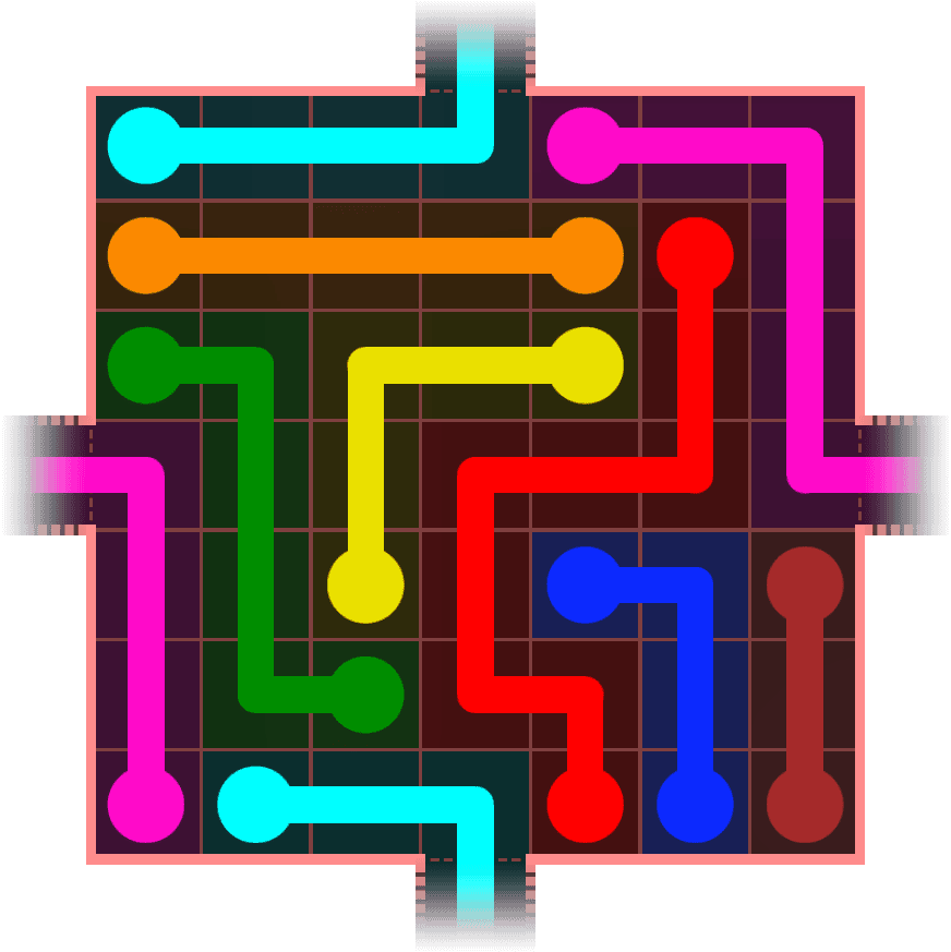 Flow Free Warps 615 Solution
