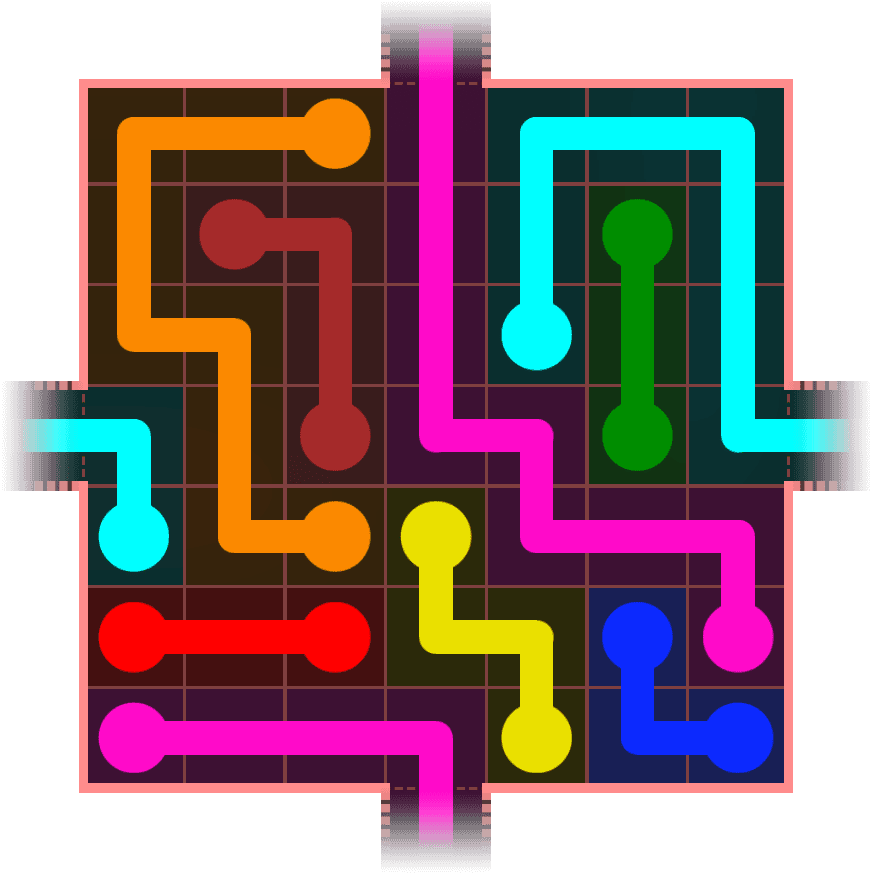 Flow Free Warps 602 Solution