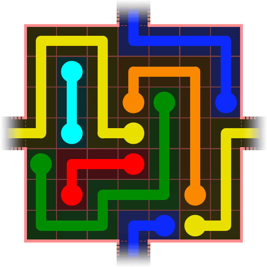 Flow Free Warps 626 Solution
