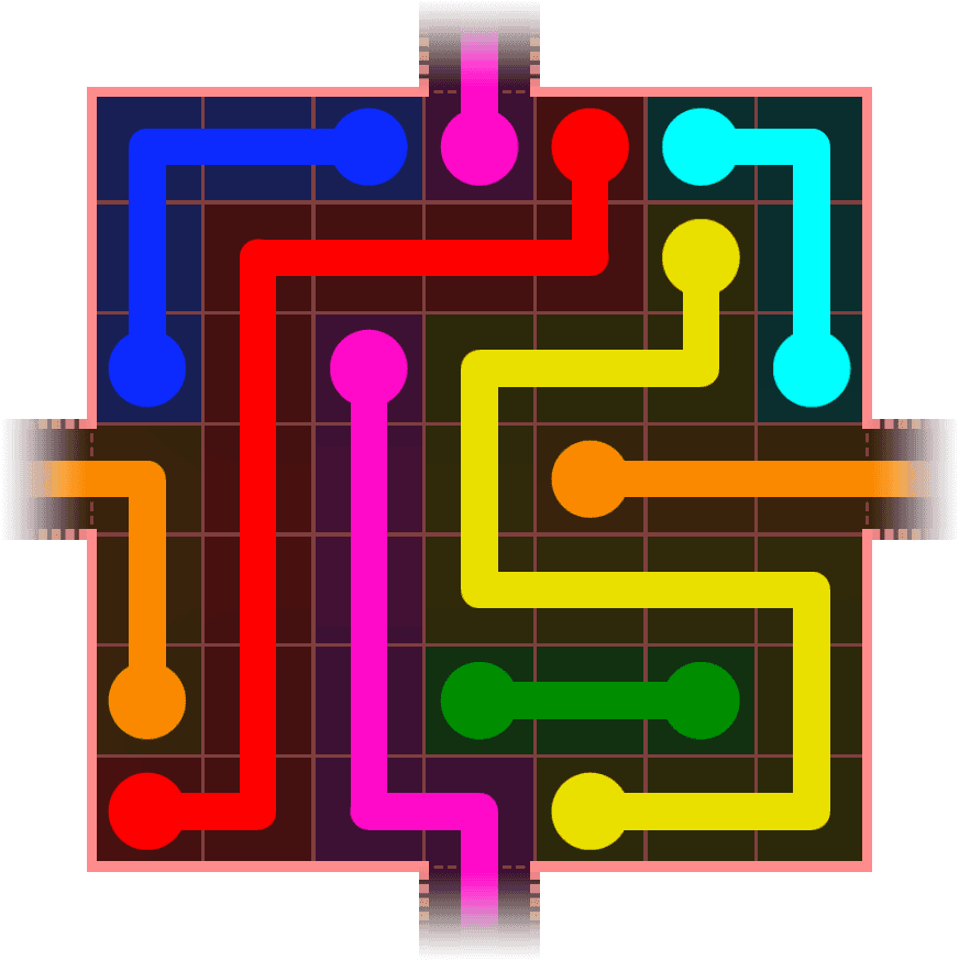Flow Free Warps 603 Solution