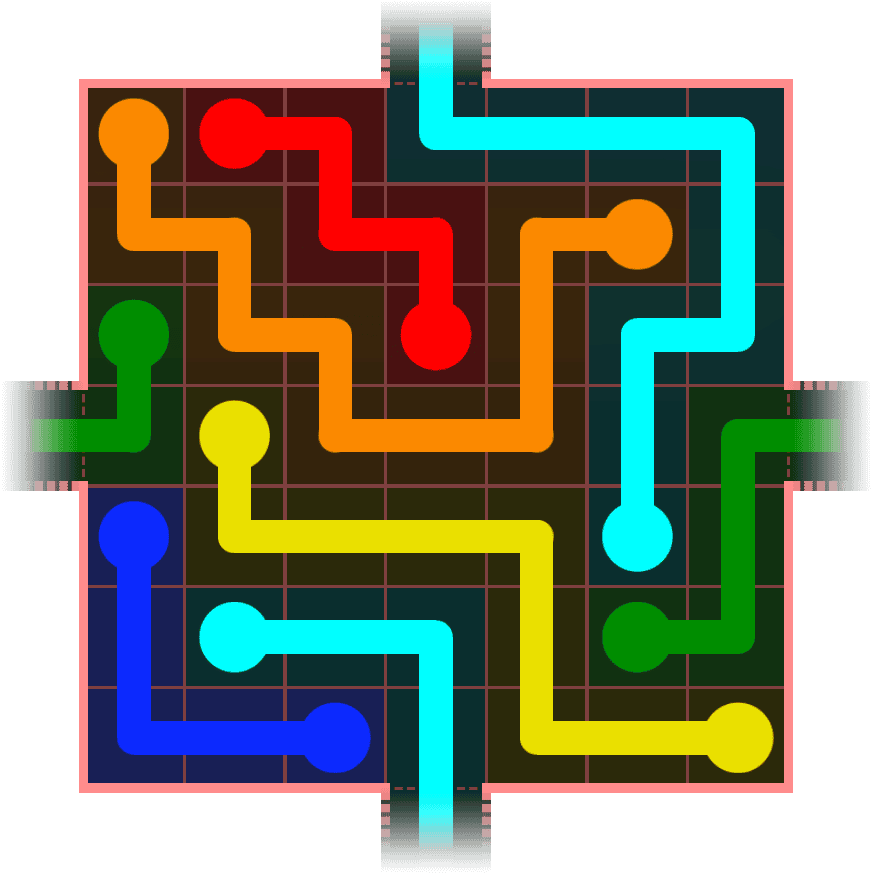 Flow Free Warps 630 Solution