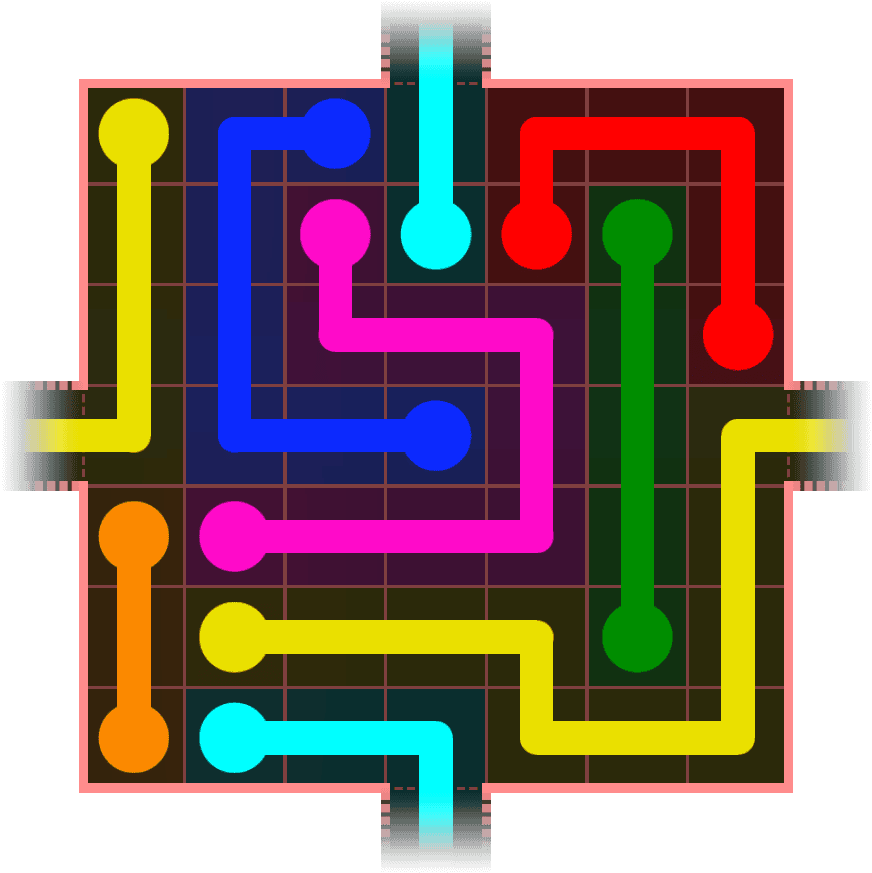 Flow Free Warps 605 Solution