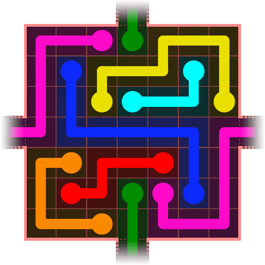 Flow Free Warps 722 Solution