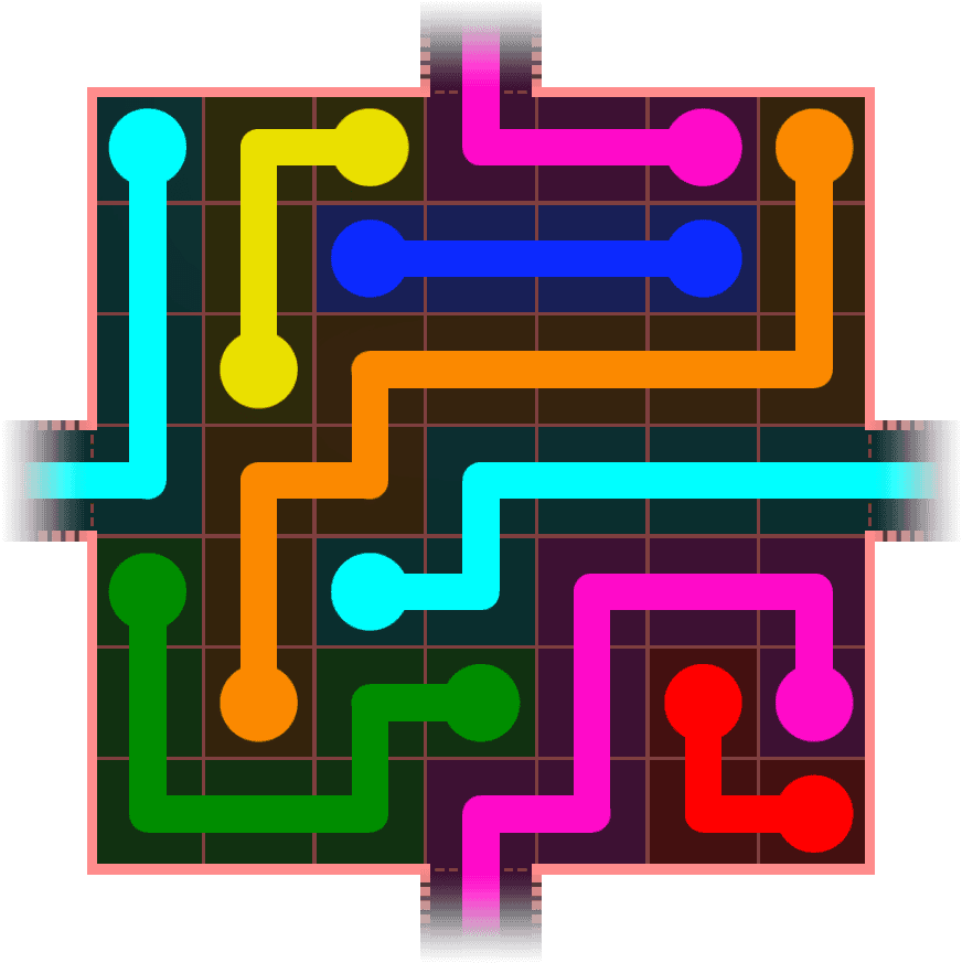 Flow Free Warps 723 Solution