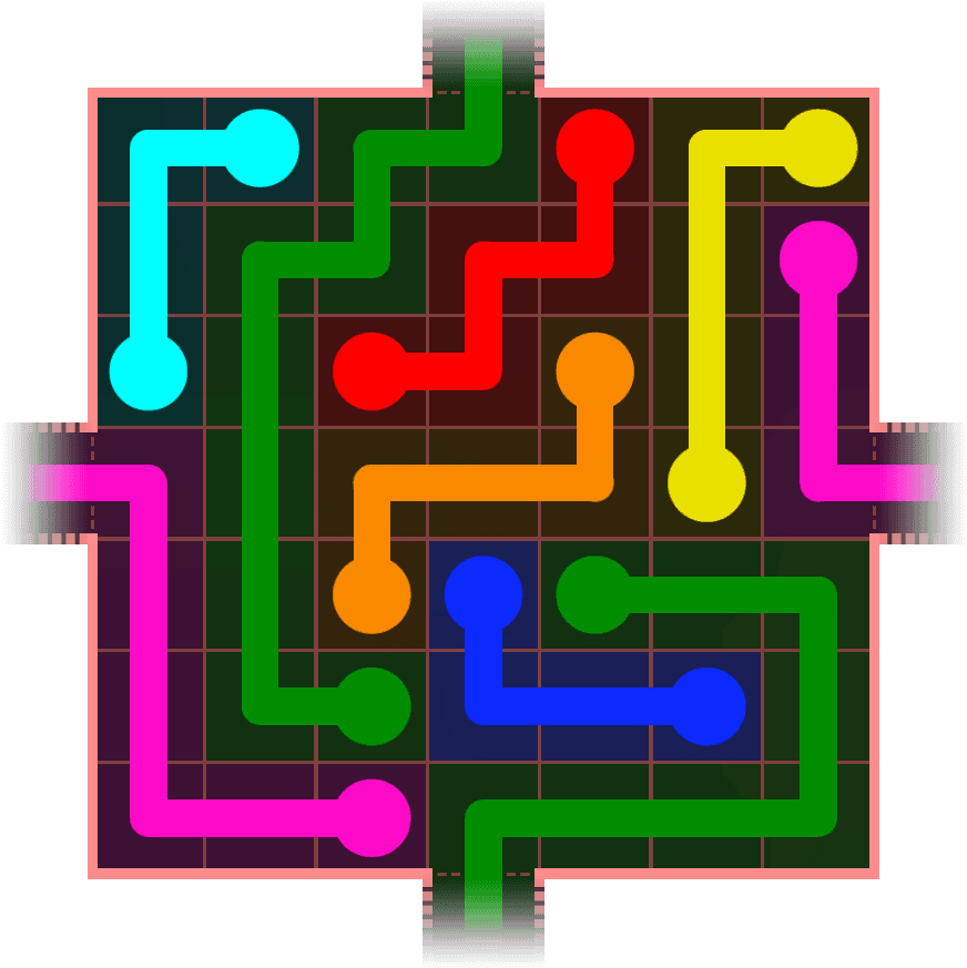 Flow Free Warps 730 Solution