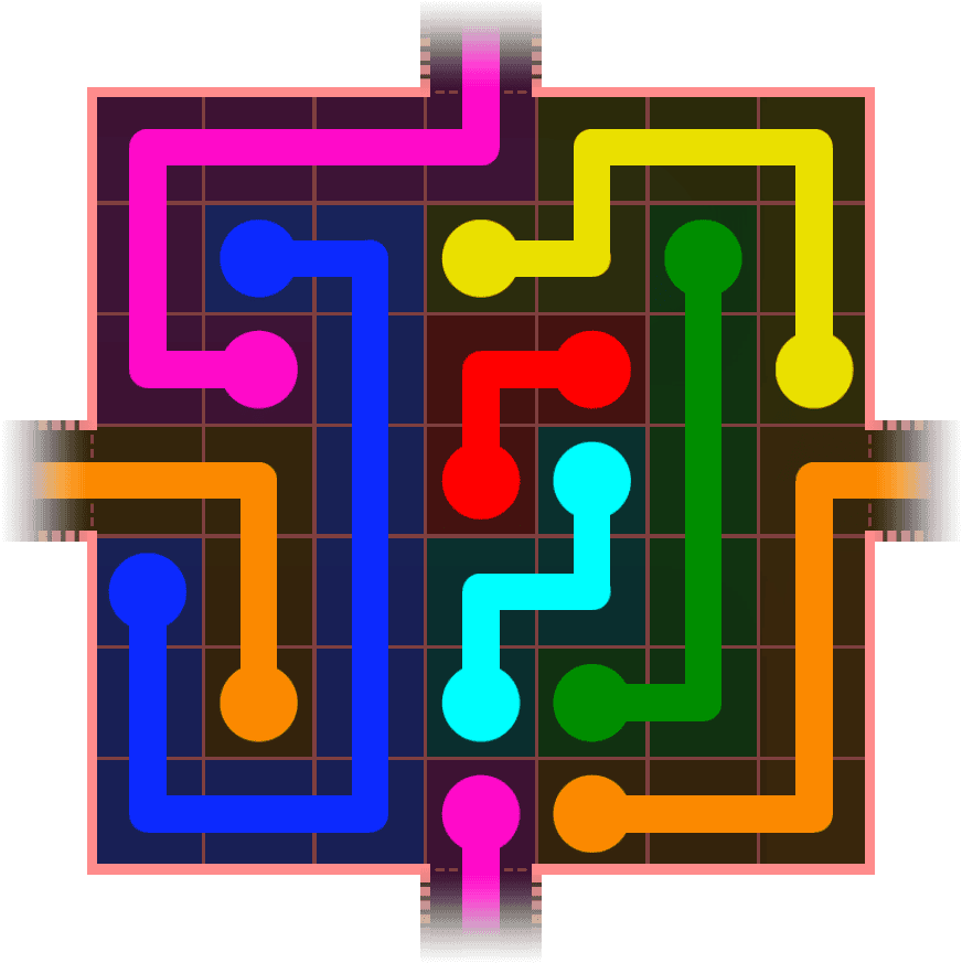 Flow Free Warps 731 Solution