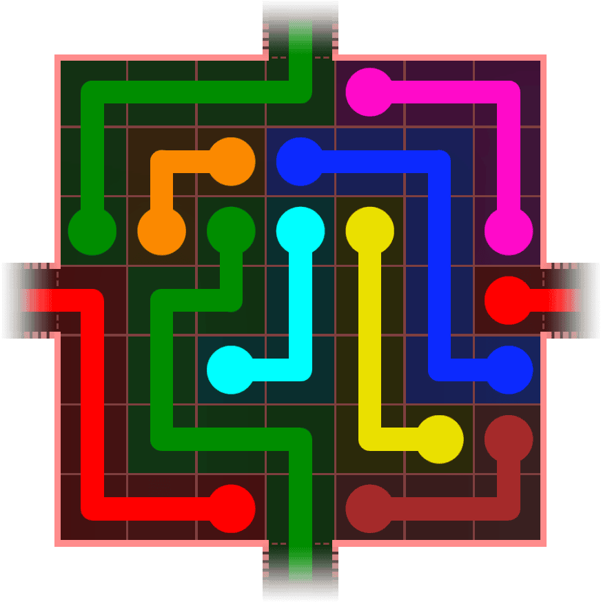Flow Free Warps 746 Solution