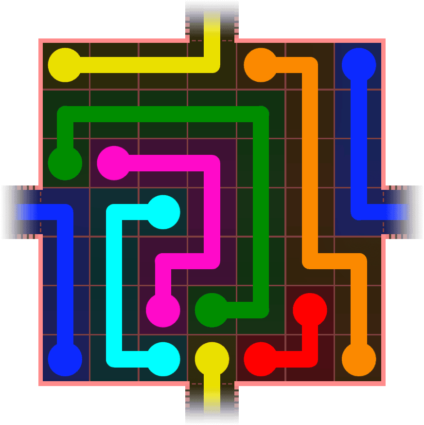 Flow Free Warps 747 Solution