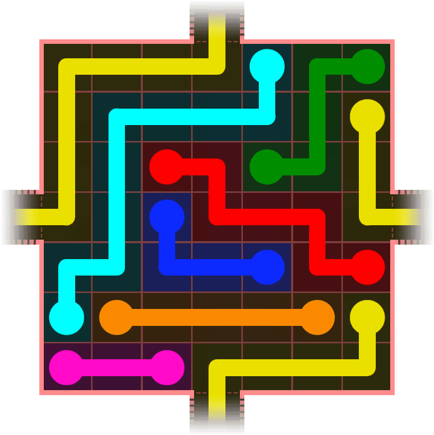 Flow Free Warps 749 Solution