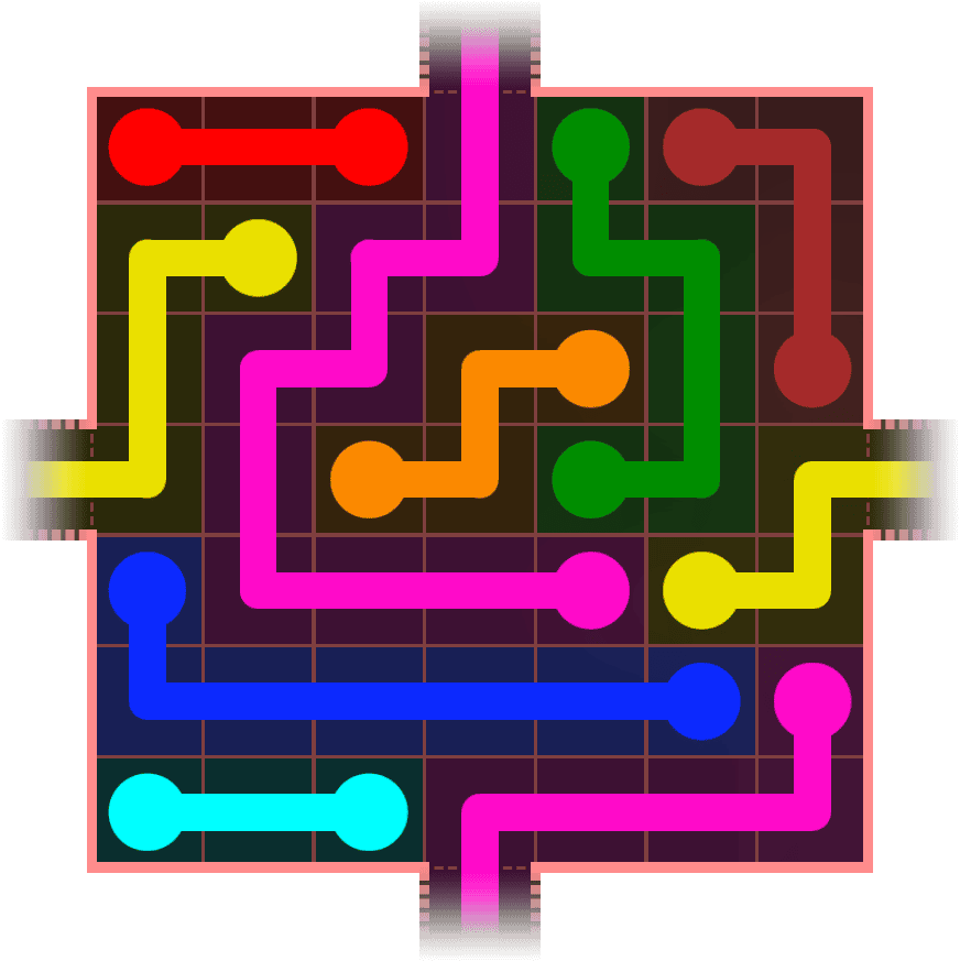 Flow Free Warps 636 Solution