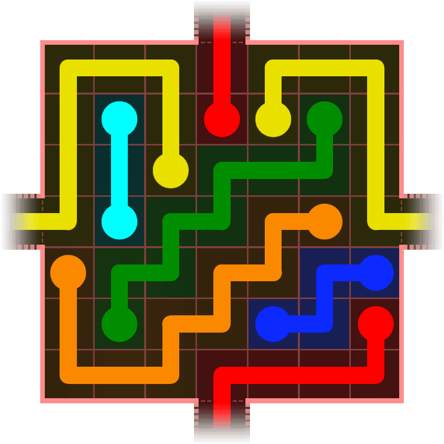 Flow Free Warps 640 Solution
