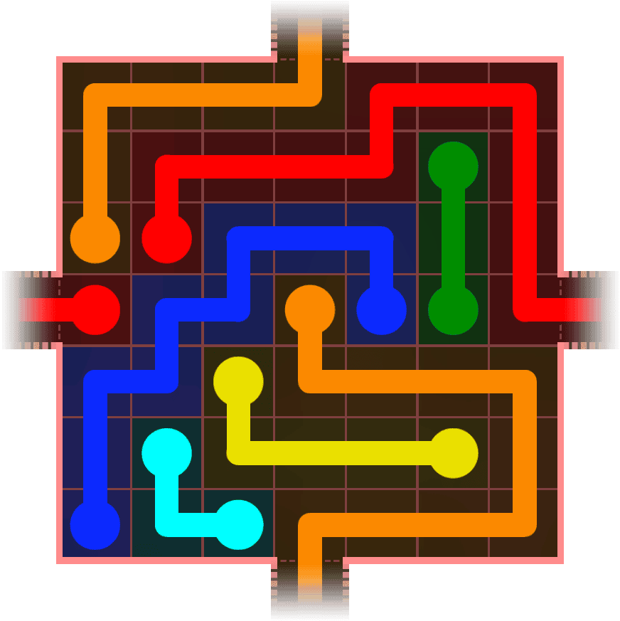 Flow Free Warps 661 Solution