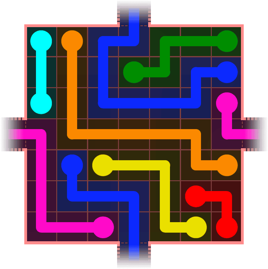 Flow Free Warps 666 Solution
