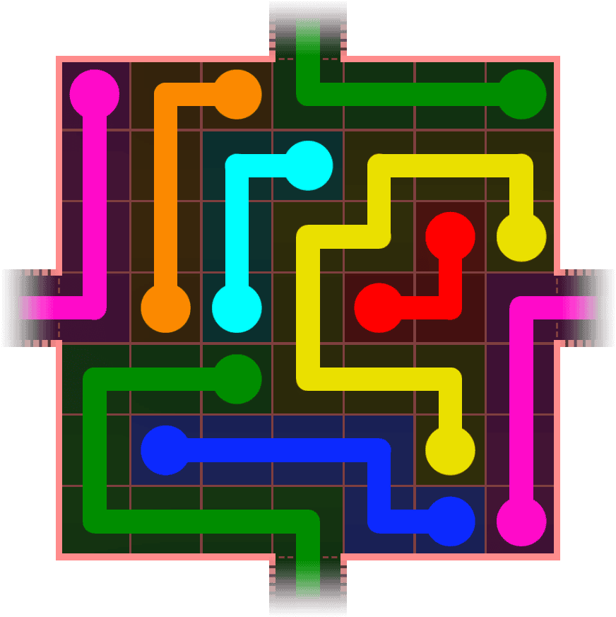 Flow Free Warps 675 Solution