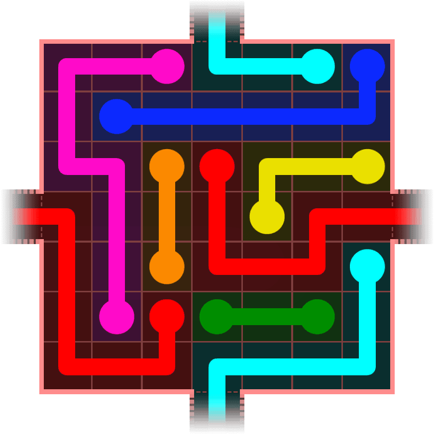 Flow Free Warps 682 Solution