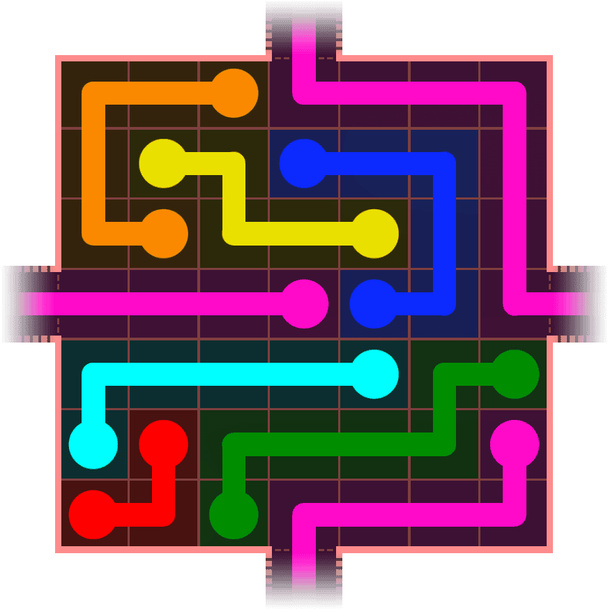 Flow Free Warps 683 Solution