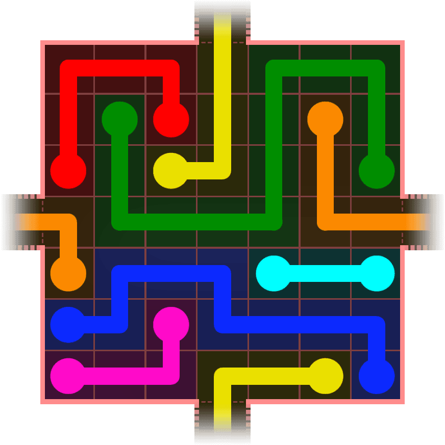 Flow Free Warps 685 Solution