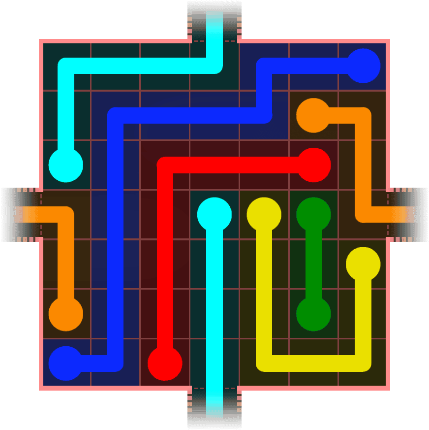 Flow Free Warps 686 Solution