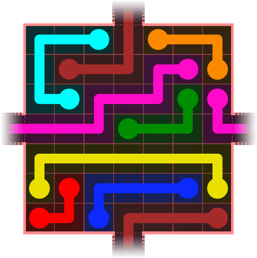 Flow Free Warps 690 Solution