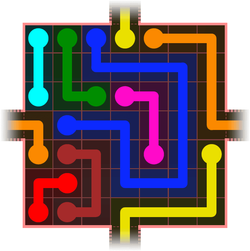 Flow Free Warps 702 Solution