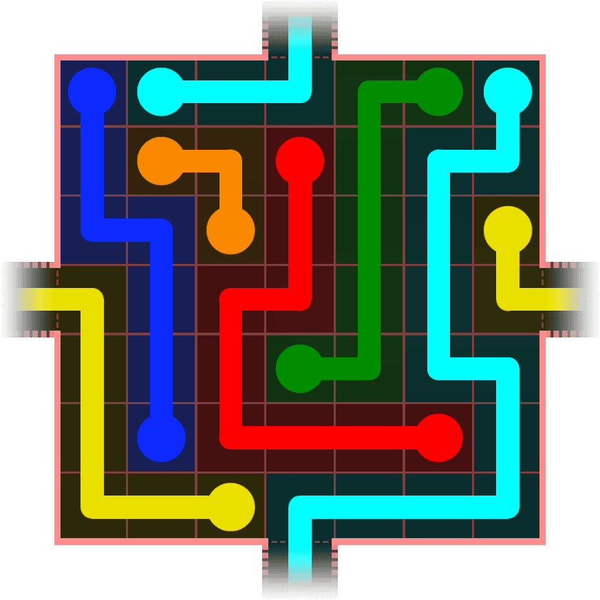 Flow Free Warps 704 Solution