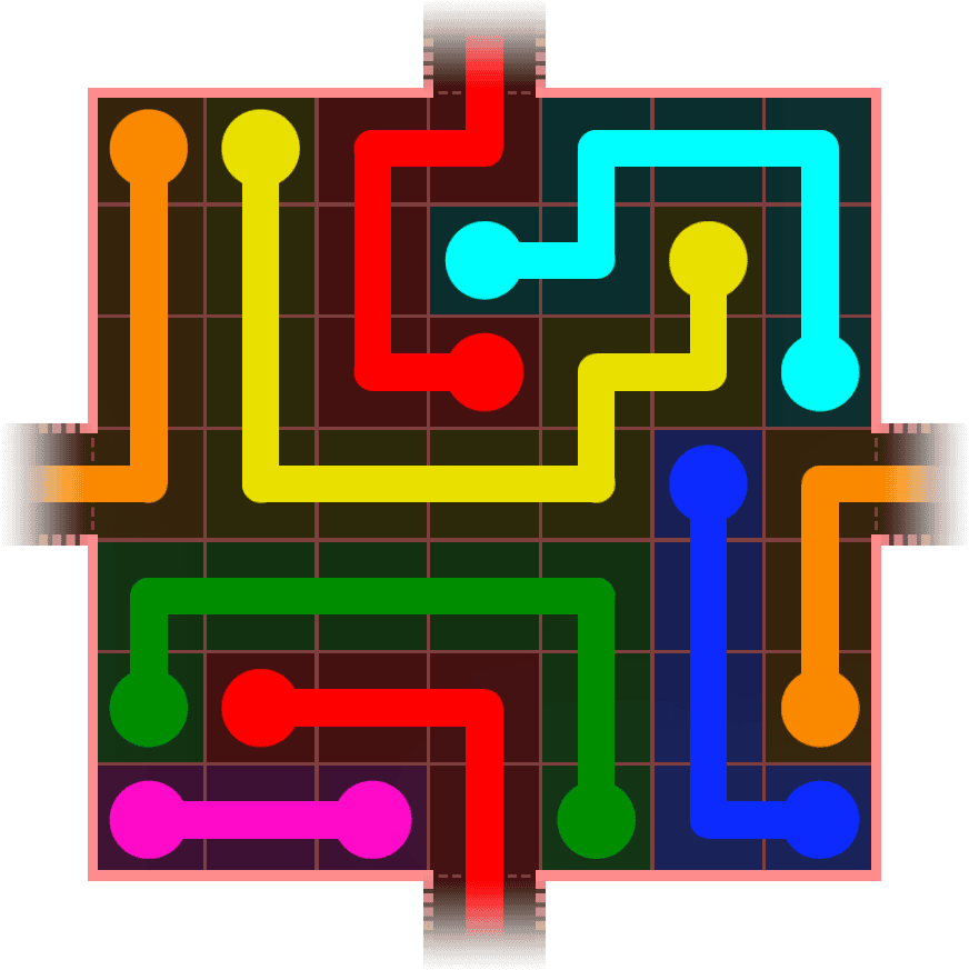 Flow Free Warps 710 Solution