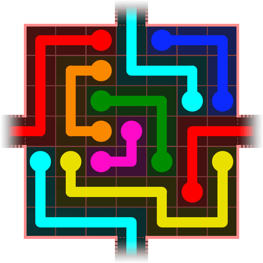 Flow Free Warps 712 Solution