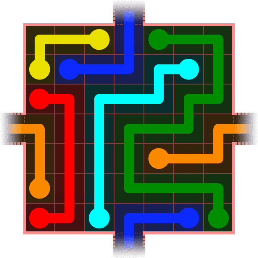 Flow Free Warps 716 Solution
