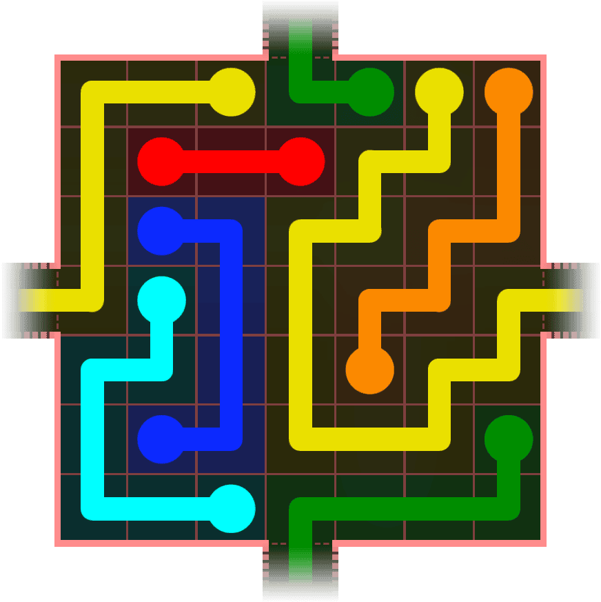 Flow Free Warps 691 Solution