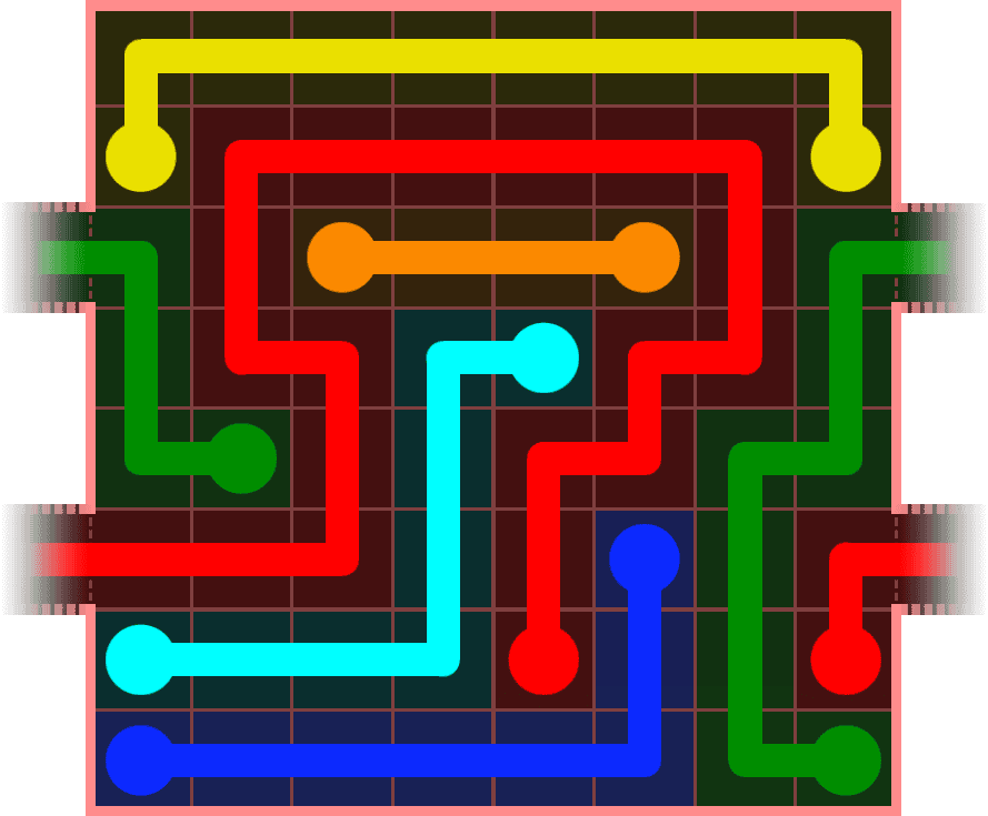 Flow Free Warps 762 Solution